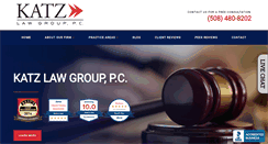 Desktop Screenshot of katzlawgroup.com